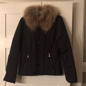 Michael Kors Down Jacket W/real fur size m